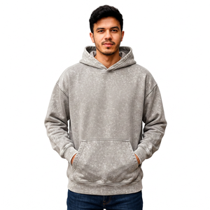 Fabricant de sweats à capuche oversize pour hommes, streetwear personnalisé, sweat-shirt en molleton, vente en gros, vêtements à marque privée, fournisseur de vêtements OEM - Product Image 3