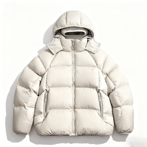 Custom Wholesale <b>Winter</b> Puffer Jacket Heavyweight <b>Hooded</b> Down <b>Coat</b> OEM Manufacturer Warm Outerwear Puffer <b>Coat</b> For Men And Women - Product Image 1