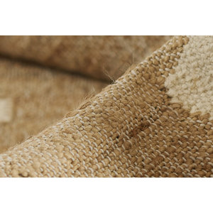 Tapis d'intérieur en laine et jute tissés à la main Bloom Natural, ensemble premium par DreamCraft du Vietnam - Product Image 6