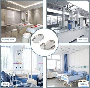 Bandeja Quirúrgica para Riñón de 6, 7 y 8 Pulgadas, Plato Médico para Vómitos, Bandeja Grande para Esterilización de Instrumentos Quirúrgicos, Hospitalarios y Dentales, Aprobada por ISO - Product Image 3