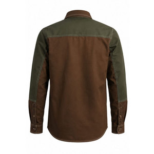 Mens 100% Cotton LightWeight Frc Oil Worker Work Flame Retardant <b>Welding</b> <b>Shirt</b> Safety Workwear Jacket for Men - Product Image 3