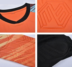 Maillots de gardien de but de football pour adultes, personnalisés, 100% polyester, anti-humidité, protection UV, ensemble de survêtement sans manches - Product Image 3