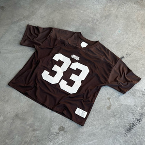 เสื้อฟุตบอลนิวยอร์ก 33 เมช คอวี แขนสั้น ระบายอากาศได้ดี ผลิตจากโพลีเอสเตอร์ ไซส์ XL ทรงปกติ - Product Image 1