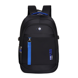 Unisex Casual Nylon Backpack Softback Zipper Closure <b>Waterproof</b> 20-37L Daily Use Arcuate Shoulder Strap Detachable Handle - Product Image 5