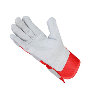 Gants de travail antidérapants disponibles à prix abordable, gants de sécurité en cuir résistants à la chaleur pour le soudage - Product Image 3