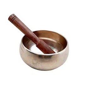 ชามร้องเพลงโลหะคลาสสิกเป็นมิตรต่อสิ่งแวดล้อมสำหรับการรักษาสมาธิและการฝึกความเห็นใจในโอกาสต่างๆ-โยคะและการฝึกสติ - Product Image 6