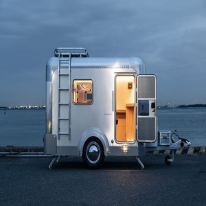 Modern 4X4 Mini Caravan RV <b>Trailer</b> 4-Person Off-Road Fiberglass Camper Shower Toilet Outdoor Adventure Luxury Motorhome - Product Image 2