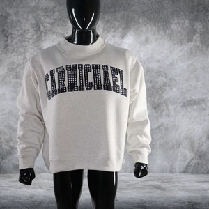 Sudadera Premium de Cuello Alto para Mujer Carmichael, de Algodón Grueso y Felpa, Sudadera Lisa, Proveedor y Fabricante OEM - Product Image 1
