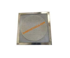 Plaque de travail en acier inoxydable à maille irrégulière avec support de soudure 100MM X 12MM pour la fabrication de bijoux - Product Image 2