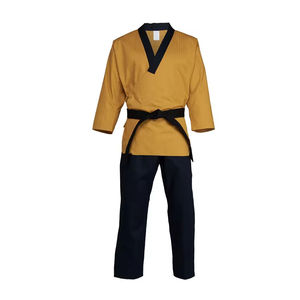 Nuevo Uniforme de Taekwondo Personalizado Hecho en Fábrica - 100% Algodón, Tela Ligera, Cómodo, Duradero y Transpirable - Product Image 3