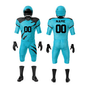 Service OEM 2026, ensemble d'uniformes de football américain, couleur jaune, polyester, vêtements de sport, ensemble d'uniformes de football américain - Product Image 2