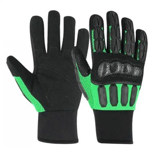 Guantes Tácticos de Dedo Completo Negros y Amarillos Antideslizantes y Transpirables para Protección Deportiva Masculina - Product Image 2