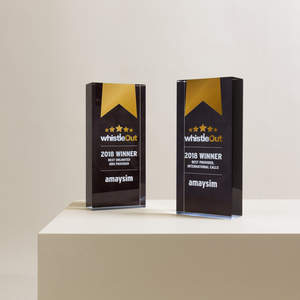 Premios de Acrílico Transparente de 3 mm de Grosor Más Vendidos en 2025 con Color y Logotipo Personalizados, Regalos Promocionales para la Cooperación y el Logro - Product Image 1