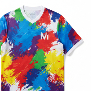 ชุดฟุตบอลแบบสั่งทำ OEM พร้อมลายพิมพ์แบบ Sublimation คอเสื้อแบบริบ ระบายอากาศได้ดี แห้งเร็ว ผ้าเนื้อแน่น คุณภาพระดับมืออาชีพ - Product Image 2
