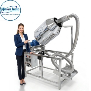 Micron India Automatic Stainless Steel Electric Roaster Machine 440V 100kg/hr | Industrial Food Mixing Coating Equipment Wood 1 - Product Image 6
