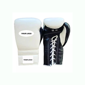 Guantes de Boxeo de Piel Sintética PU de la Mejor Calidad, Hechos a Medida, con Cierre de Gancho y Bucle, Soporte para Muñeca, que Absorben la Humedad - Product Image 2