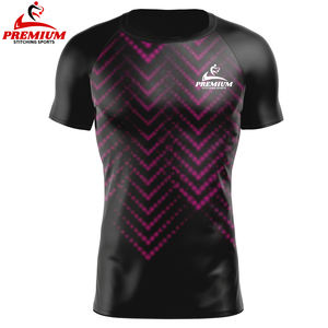 เสื้อรัดกล้ามเนื้อสำหรับนักกีฬาบราซิลเลียนยิวยิตสูแบบไม่มีผ้าปิดตัว (No Gi) ขายส่ง แบบไม่มีลาย ผลิตจากโพลีเอสเตอร์ผสมสแปนเด็กซ์ ป้องกันรังสียูวี 50 ระบายอากาศได้ดี และป้องกันแบคทีเรีย เหมาะสำหรับทั้งชายและหญิง - Product Image 1