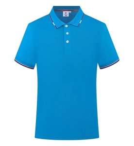 <b>Mens</b> Short Sleeve <b>for</b> <b>Shirt</b> Breathable Woven Polyester/Cotton Solid Custom Logo Contrast Trim Uniform Top 5XL - Product Image 3