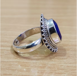 Custom Jewelry Manufacturer <b>lapis</b> <b>Lazuli</b> 925 Silver <b>Ring</b> Classic Bands Bulk Buy Wholesale Business - Product Image 3