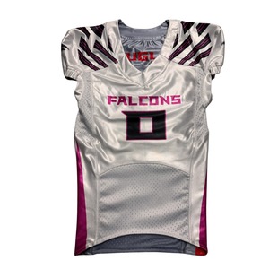 Maillot de football américain respirant imprimé grande taille à prix de gros, faible MOQ, vente chaude, 100 % polyester, vêtements de sport - Product Image 4