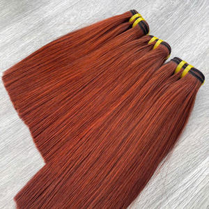 Extensions de cheveux couleur châtain pour la confection de perruques avec closure, qualité Super Double Drawn, cheveux vietnamiens de haute qualité, très demandés, cheveux humains. - Product Image 3