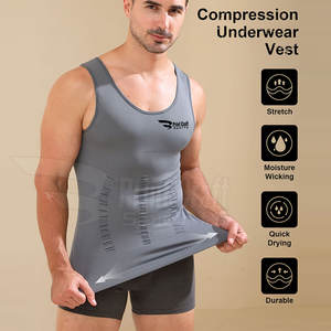 Vêtements de sport légers, débardeurs de compression sans manches, couleur unie, débardeurs de compression sans manches de haute qualité - Product Image 6