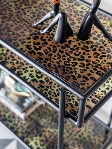 Mesa Consola Contemporánea de Acero con Patas Elegantes para Decoración de Entrada, Sala de Estar y Pasillo de Apartamentos, Mueble Moderno y Duradero - Product Image 4