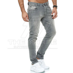 Pantalones Vaqueros de Moda Urbana de Alto Rendimiento, Cómodos, Ligeros, de Tiro Medio, Corte Recto, Ajuste Relajado, Duraderos y Elegantes para Uso Urbano - Product Image 3