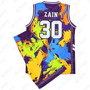 Blaze Fight Wear personalizado de alta calidad Bsci verano baloncesto pantalones cortos Unisex adulto baloncesto Jersey transpirable OEM/OEM disponible - Product Image 3
