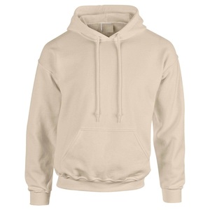 Sweat-shirt à capuche beige pour homme, coupe classique, en polaire, couleur unie, avec poche, style décontracté, pour l'automne - Product Image 2
