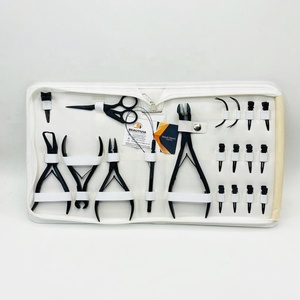 Kit de herramientas de extensión de cabello de acero inoxidable con logotipo personalizado más vendido - Product Image 1