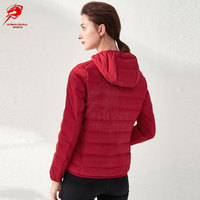 Vestes matelassées professionnelles pour femmes, chaudes pour l'hiver, pour athlètes masculins, coupe ajustée, coupe-vent, rembourrage épais, vêtements de sport