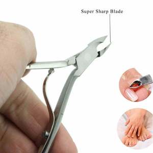 Coupe-cuticules en acier inoxydable résistant au ternissement, pour ongles des mains et des pieds, et nettoyage sous les ongles - Product Image 3