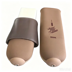 Doublure en gel inélastique longitudinale à enfouissement facile avec système de verrouillage pour pied prothétique, absorption des chocs et soulagement de la douleur, usage quotidien - Product Image 1