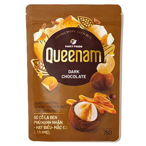Envío Directo de Fábrica, Chocolate Dragee al por Mayor, OEM/ODM, HALAL, 75g, Chocolate Negro Recubierto de Caramelo, Almendras, Anacardos, Nueces de Macadamia - Product Image 1