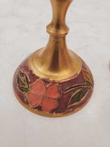 Handmade Brass Vintage <b>Small</b> <b>Candle</b> Holder With Irregular Shape And Polish Finished For Home Decoration Metal <b>Candle</b> Stand - Product Image 2