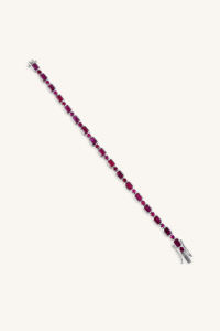 <b>Ruby</b> <b>Bracelet</b> in 92.5 Sterling Silver KLSB-20635 - Product Image 4