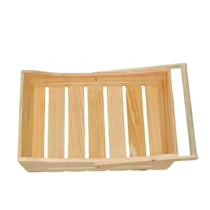 Bandeja de Servir Rectangular de Madera Natural para el Hogar y Hoteles, Bandeja de Servir Artesanal para Mesa de Té y Café - Product Image 1