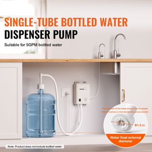 Sistema di Erogazione Acqua Elettrico Automatico da 5 Galloni con Pompa a Ingresso Singolo per Bottiglie e Contenitori, Ideale per Auto - Product Image 2