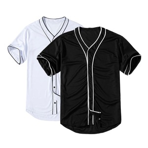 Camiseta de Béisbol Sublimada Personalizada, Mercancía de Banda Musical, Camiseta Promocional de Béisbol, Logotipo Personalizado Bordado, Tela Tackle Twill, OEM, ODM - Product Image 1