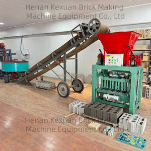 Maquinaria de fabricación de ladrillos para bloques de hormigón automática tipo tolva eficiente a África - Product Image 4