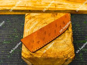 Funda de Cuero Ligera de Alta Calidad UA Supplies, No Impermeable, Hecha a Mano, para Cuchillos de Hoja Fija, con Presilla para Cinturón, para Camping y Actividades al Aire Libre - Product Image 3
