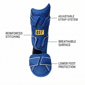 Custom Baseball Leg Guard Adjustable Shin <b>Protector</b> Breathable Mesh Sports Protective Gear OEM Wholesale Supplier Manufacturer - Product Image 6