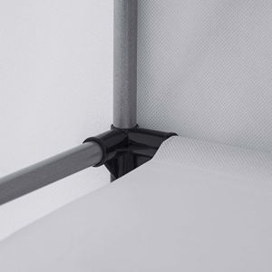Zapatero con Cubierta, Organizador de 10 Estantes con Capacidad para 30 Pares, 31.5"W X 13.46"D X 69.09"H, Blanco, para Entrada - Product Image 4