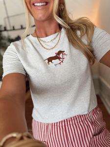 <b>White</b> Ribbed Cotton High Neck Tank <b>Top</b> Green Palm Trees Embroidery <b>Women</b> Summer Sleeveless Crop <b>Vest</b> Streetwear Apparel - Product Image 6