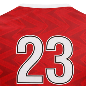 Maillot de football rouge et blanc Woolwich Rica, respirant, anti-humidité, pour entraînement sportif, uniforme d'équipe homme/femme - Product Image 6