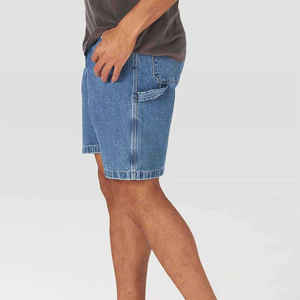 Shorts en jean pour hommes style vintage, coupe professionnelle, best-seller, haute qualité, prix abordable, logo personnalisé - Product Image 5