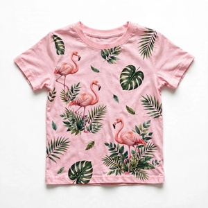 Camiseta Infantil Estampada a Precio Económico, Diseño Personalizado, Cuello Redondo, Informal, Transpirable, Ecológica, de Secado Rápido, 100% Algodón, Ropa de Verano de BD - Product Image 3