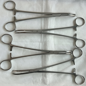 Heaney Ballentine Hysterectomy Forceps 8-1/4" <b>Set</b> Of 4 - Product Image 1