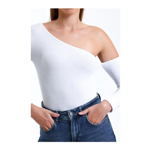 Haut court dos nu en tricot de haute qualité, style appliqué, mignon et sexy, pour l'été, décontracté, vêtement court, débardeur - Product Image 3